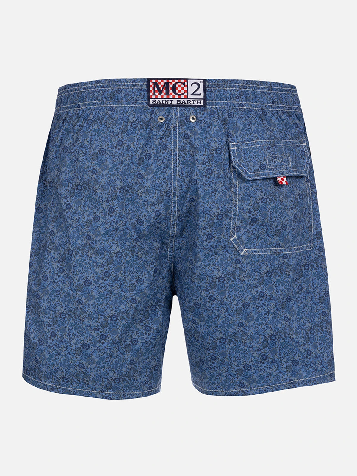 MC2 Saint Barth Man Mid-length Gustavia Swim-shorts With Emma & Georgina Print | MADE WITH LIBERTY FABRIC 4 MC2 Saint Barth Man Mid-length Gustavia Swim-shorts With Emma & Georgina Print | MADE WITH LIBERTY FABRIC - Image 2