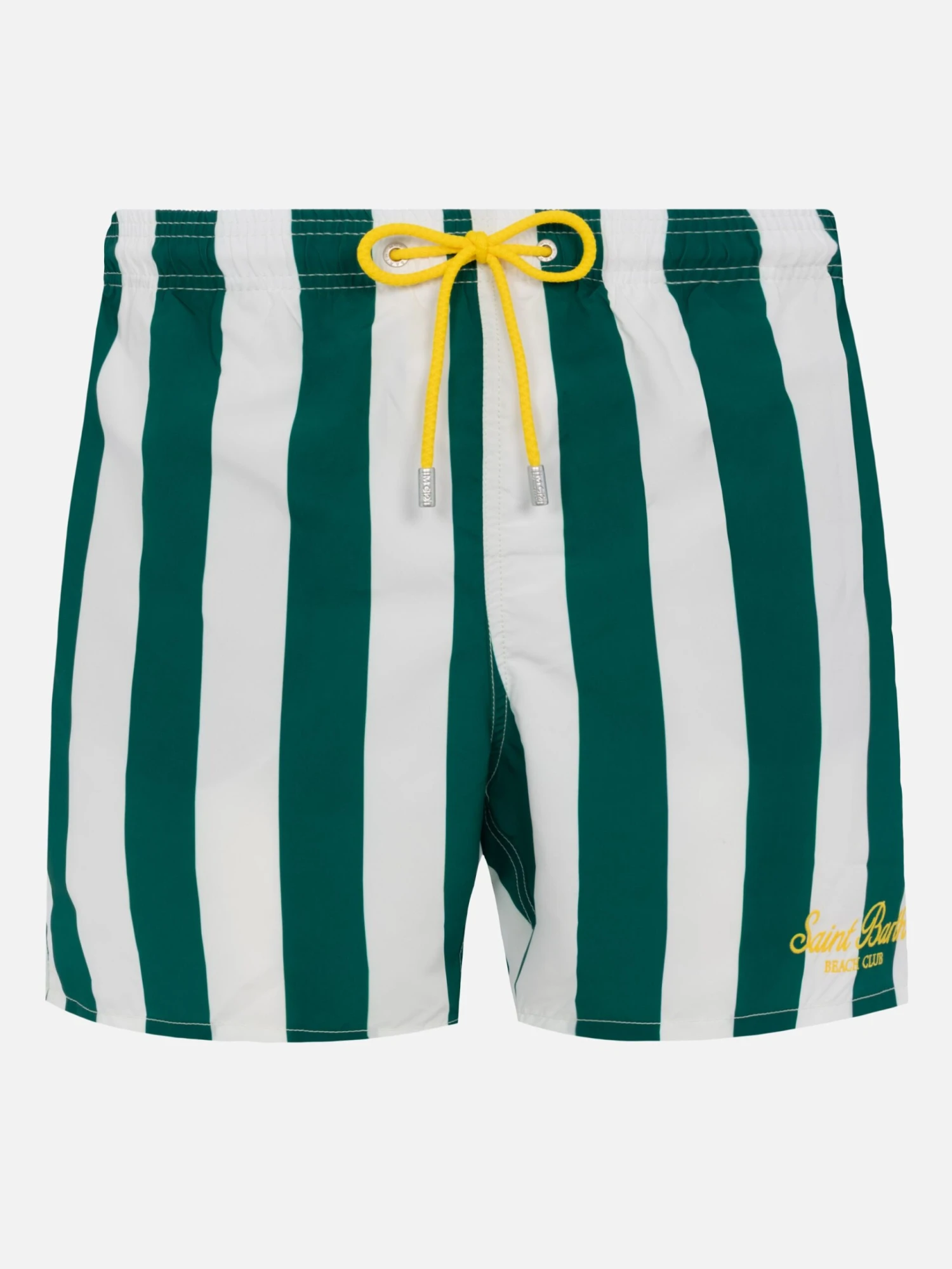 MC2 Saint Barth Mid-length Striped Gustavia Swim-shorts With St. Barth Embroidery 3 MC2 Saint Barth Mid-length Striped Gustavia Swim-shorts With St. Barth Embroidery