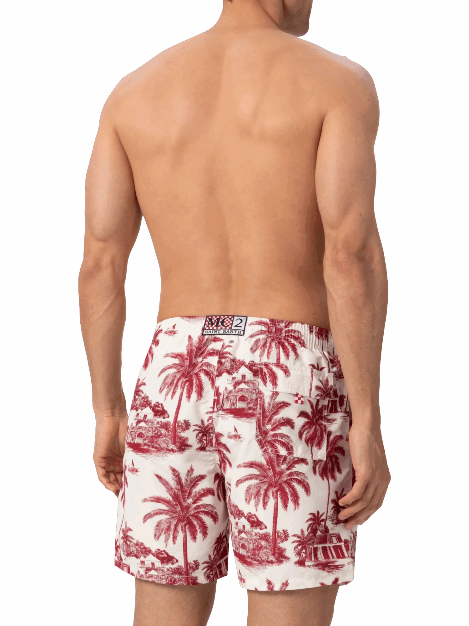 MC2 Saint Barth Mid-length Gustavia Swim-shorts With Toile De Jouy Print | AI CO-CREATED DESIGN BY RICKDICK - POWERED BY RED-EYE 7 MC2 Saint Barth Mid-length Gustavia Swim-shorts With Toile De Jouy Print | AI CO-CREATED DESIGN BY RICKDICK - POWERED BY RED-EYE - Image 5