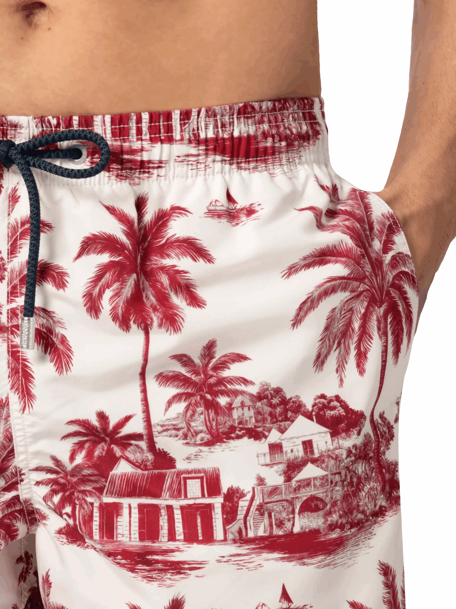 MC2 Saint Barth Mid-length Gustavia Swim-shorts With Toile De Jouy Print | AI CO-CREATED DESIGN BY RICKDICK - POWERED BY RED-EYE 8 MC2 Saint Barth Mid-length Gustavia Swim-shorts With Toile De Jouy Print | AI CO-CREATED DESIGN BY RICKDICK - POWERED BY RED-EYE - Image 6