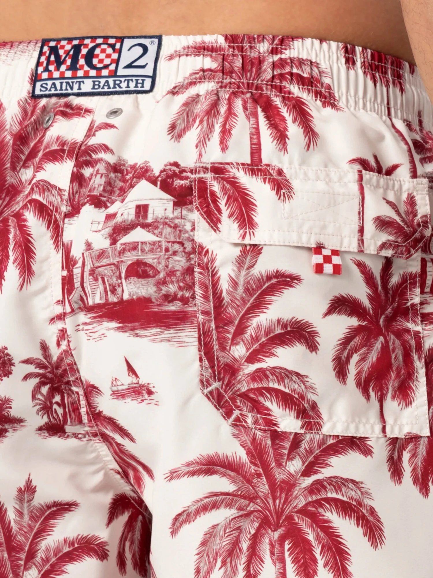 MC2 Saint Barth Mid-length Gustavia Swim-shorts With Toile De Jouy Print | AI CO-CREATED DESIGN BY RICKDICK - POWERED BY RED-EYE 9 MC2 Saint Barth Mid-length Gustavia Swim-shorts With Toile De Jouy Print | AI CO-CREATED DESIGN BY RICKDICK - POWERED BY RED-EYE - Image 7