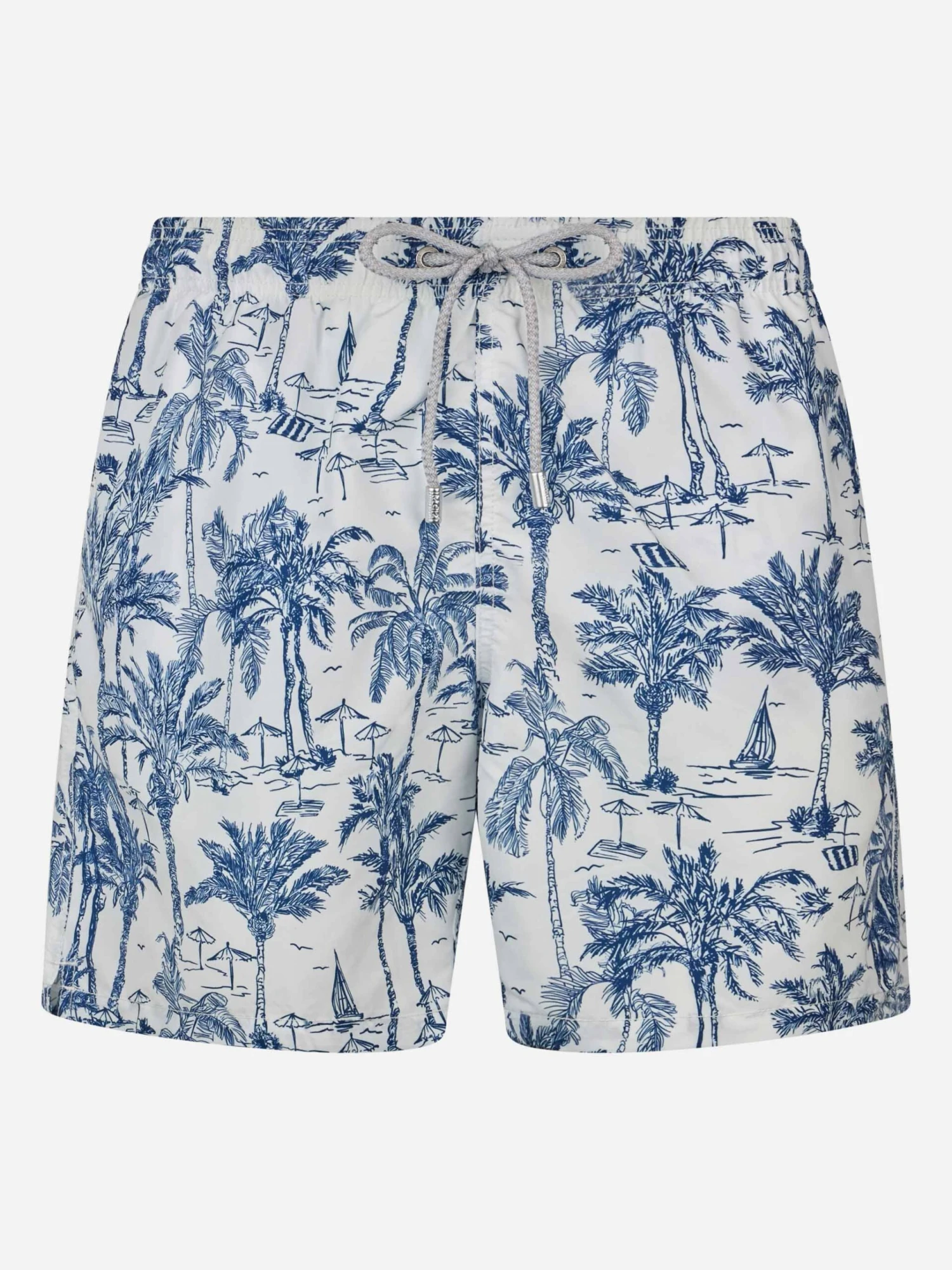 MC2 Saint Barth Mid-length Gustavia Swim-shorts With Toile De Jouy Print 3 MC2 Saint Barth Mid-length Gustavia Swim-shorts With Toile De Jouy Print