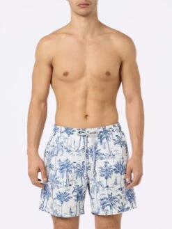 MC2 Saint Barth Mid-length Gustavia Swim-shorts With Toile De Jouy Print 8 MC2 Saint Barth Mid-length Gustavia Swim-shorts With Toile De Jouy Print -MC2 Saint Barth Shop UID GUS000102774H MAN SWIMSHORT WHITE 3