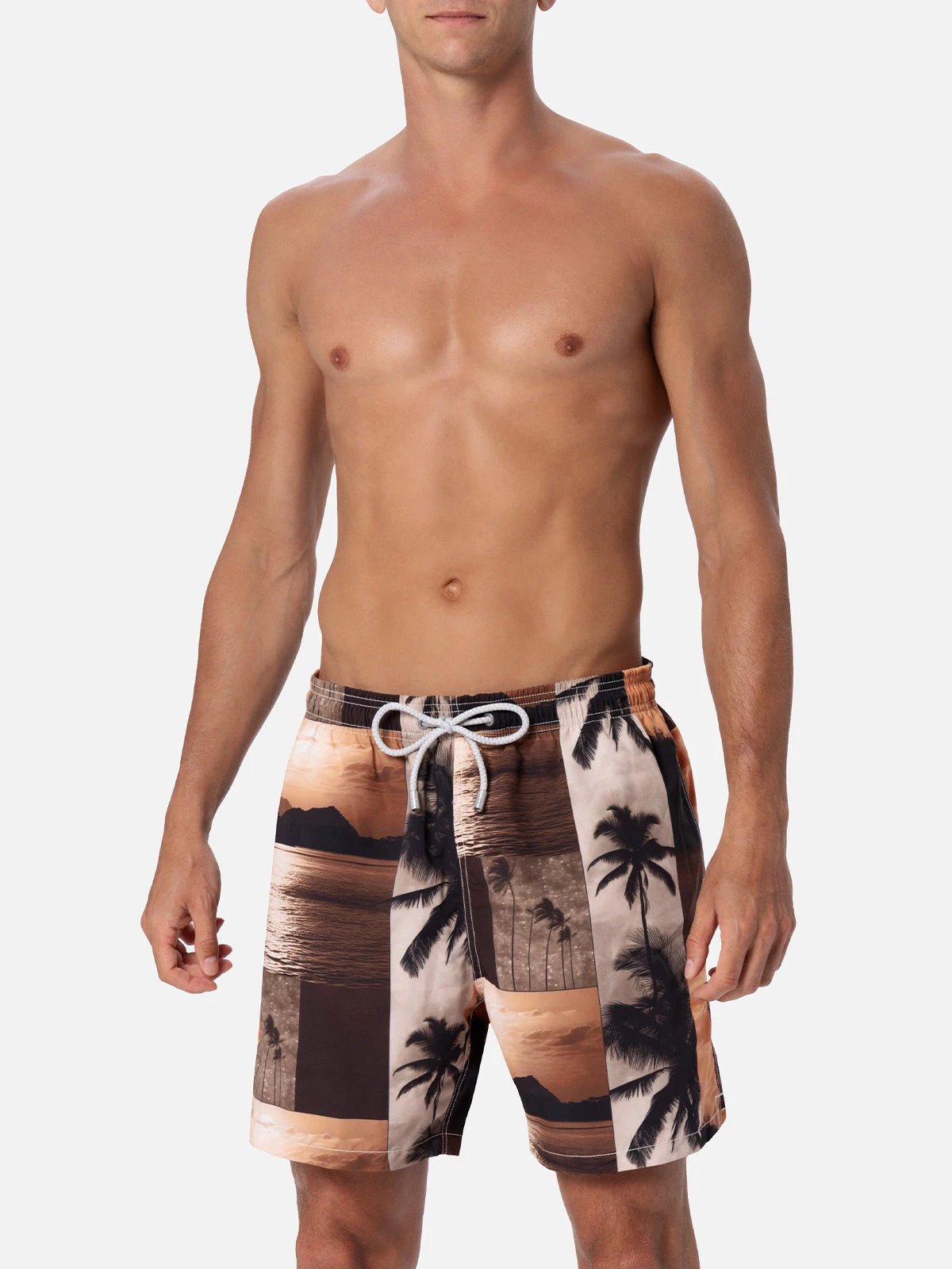 MC2 Saint Barth Man Mid-length Gustavia Swim-shorts With Photo Sunset Print|AI CO-CREATED DESIGN BY RICKDICK - POWERED BY RED-EYE 5 MC2 Saint Barth Man Mid-length Gustavia Swim-shorts With Photo Sunset Print|AI CO-CREATED DESIGN BY RICKDICK - POWERED BY RED-EYE - Image 3