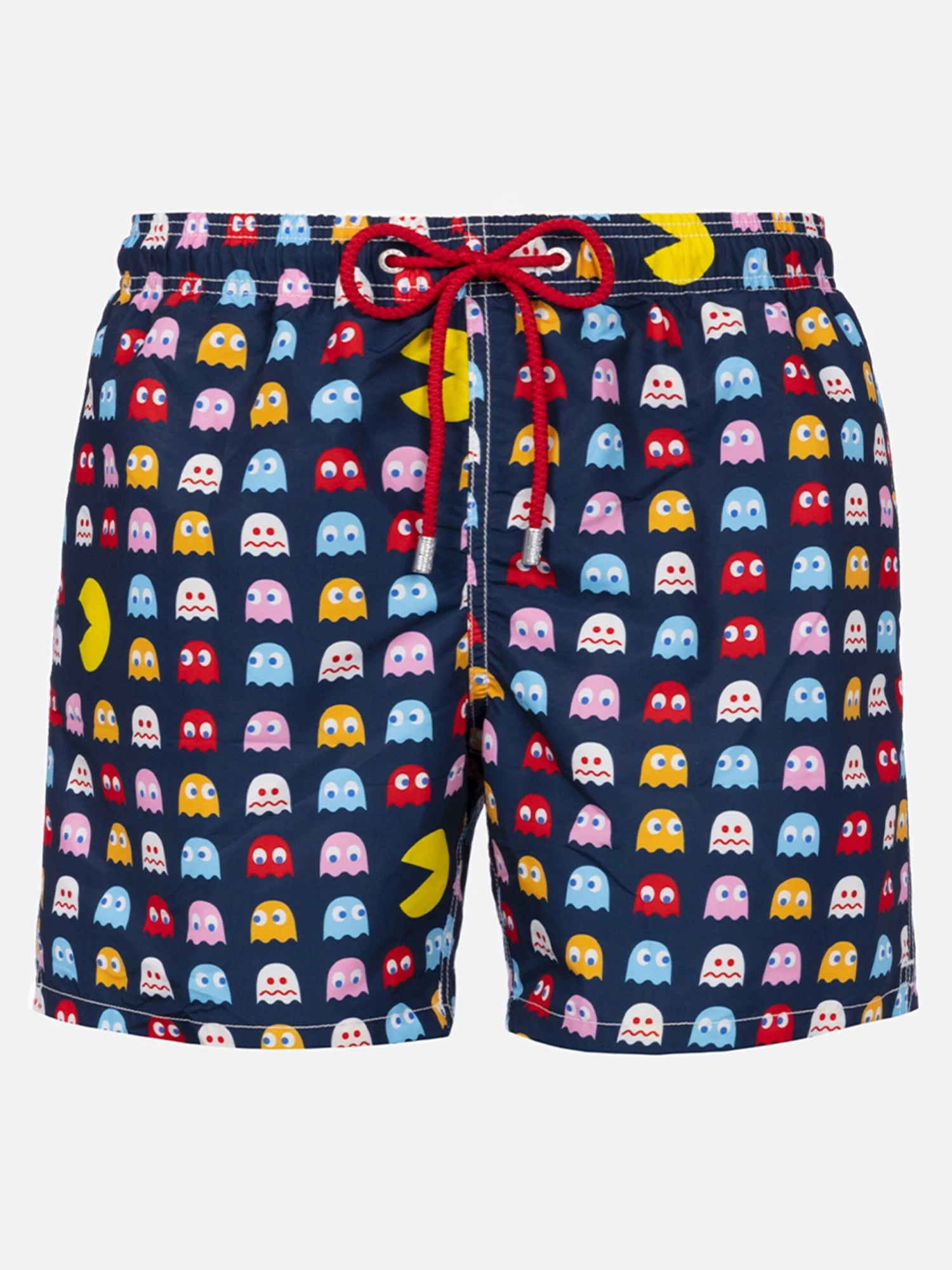 MC2 Saint Barth Mid-length Gustavia Swim-shorts With Pac-Man Print |PAC-MAN SPECIAL EDITION 3 MC2 Saint Barth Mid-length Gustavia Swim-shorts With Pac-Man Print |PAC-MAN SPECIAL EDITION