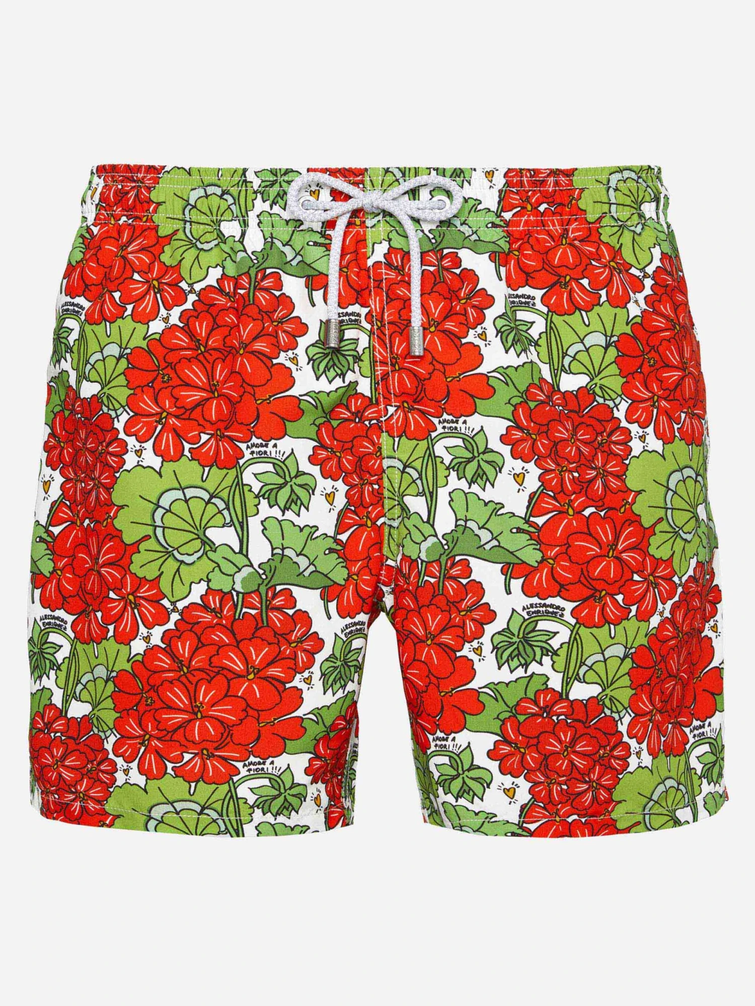 MC2 Saint Barth Mid-length Gustavia Swim-shorts With Flower Print | ALESSANDRO ENRIQUEZ SPECIAL EDITION 3 MC2 Saint Barth Mid-length Gustavia Swim-shorts With Flower Print | ALESSANDRO ENRIQUEZ SPECIAL EDITION