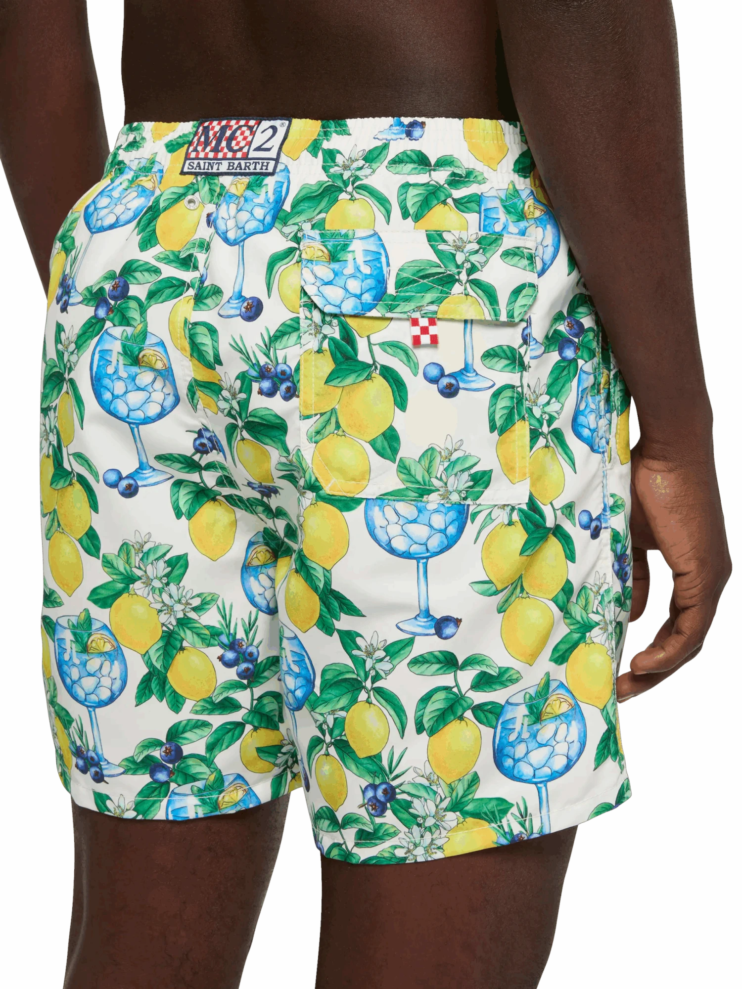 MC2 Saint Barth Mid-length Gustavia Swim-shorts With Gin And Lemons Print 8 MC2 Saint Barth Mid-length Gustavia Swim-shorts With Gin And Lemons Print - Image 6