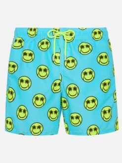 Palm Smile Mid-length Swim Shorts