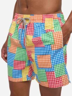 Multicolor Gingham Man Swim Shorts 11 Multicolor Gingham Man Swim Shorts -MC2 Saint Barth Shop UID GUS0001PTVCCO MAN SWIMSHORT MULTICOLOR STRIPESVICHY MC2 20250704170012 2