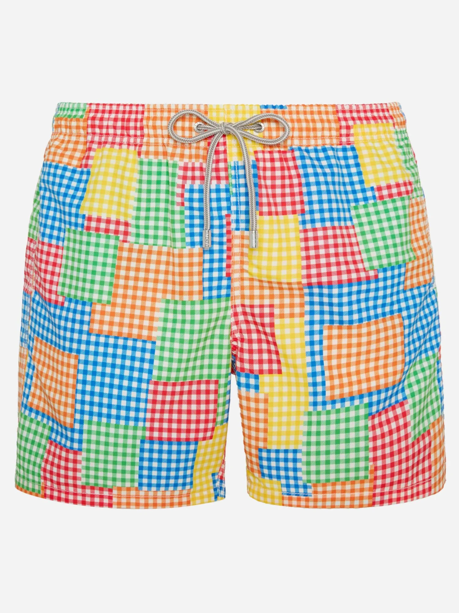 Multicolor Gingham Man Swim Shorts 3 Multicolor Gingham Man Swim Shorts