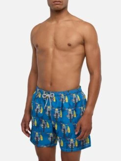 Mid-length Swimshorts With Surf Motorbike 10 Mid-length Swimshorts With Surf Motorbike -MC2 Saint Barth Shop UID GUS0001SUMB61 MAN SWIMSHORT BLUE MC2 MC2 20250704173518 1