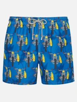 Mid-length Swimshorts With Surf Motorbike