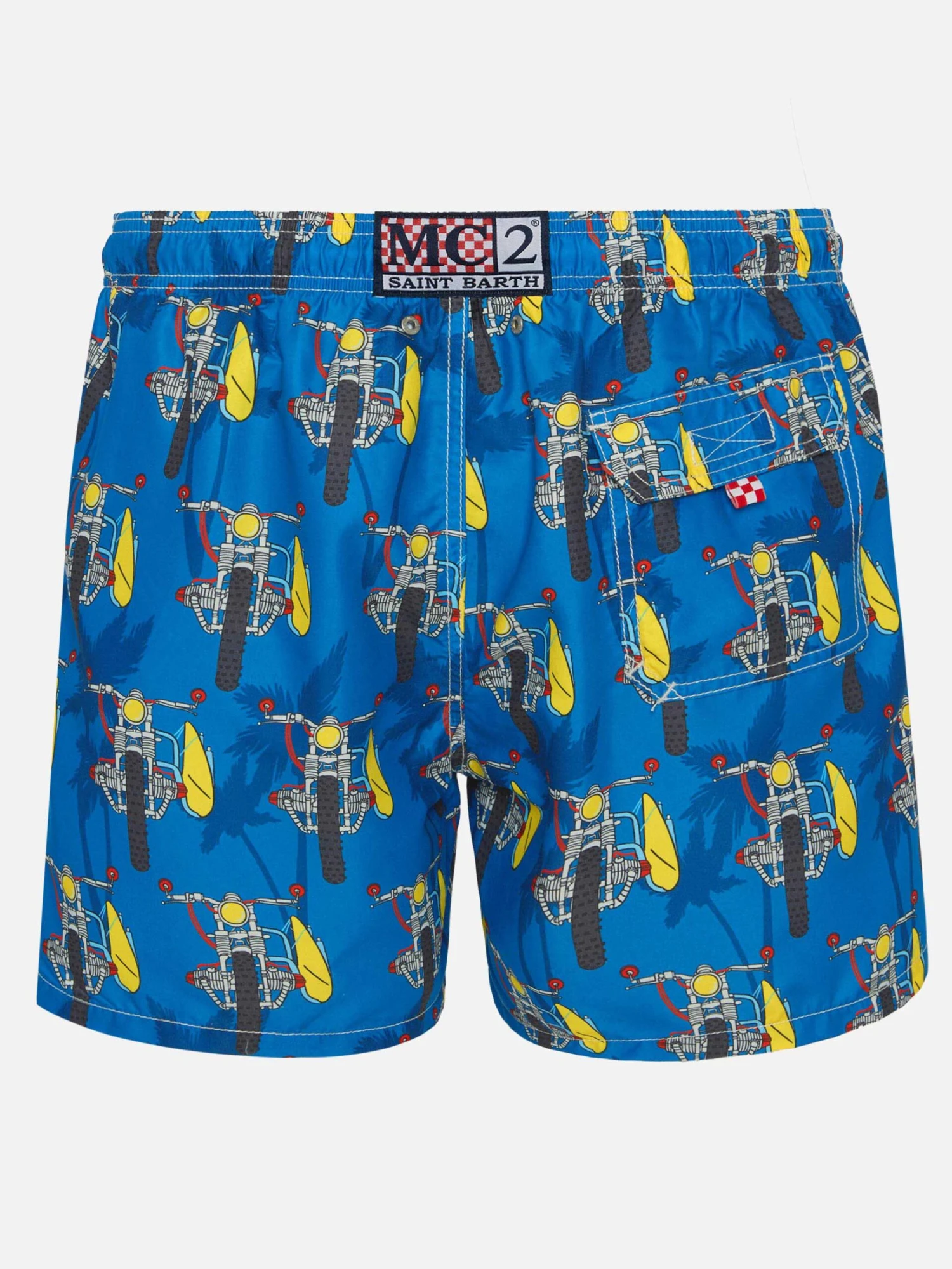 Mid-length Swimshorts With Surf Motorbike 4 Mid-length Swimshorts With Surf Motorbike - Image 2