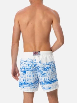 MC2 Saint Barth Man Mid-length Gustavia Swim-shorts With Portofino Placed Print 11 MC2 Saint Barth Man Mid-length Gustavia Swim-shorts With Portofino Placed Print -MC2 Saint Barth Shop UID GUS000901007F MAN SWIMSHORT WHITE 02 ac640ece 10ab 4952 a25c 9287ddd52578