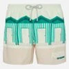 MC2 Saint Barth Mid-length Gustavia Swim-shorts With Forte Dei Marmi Postcard Placed Print
