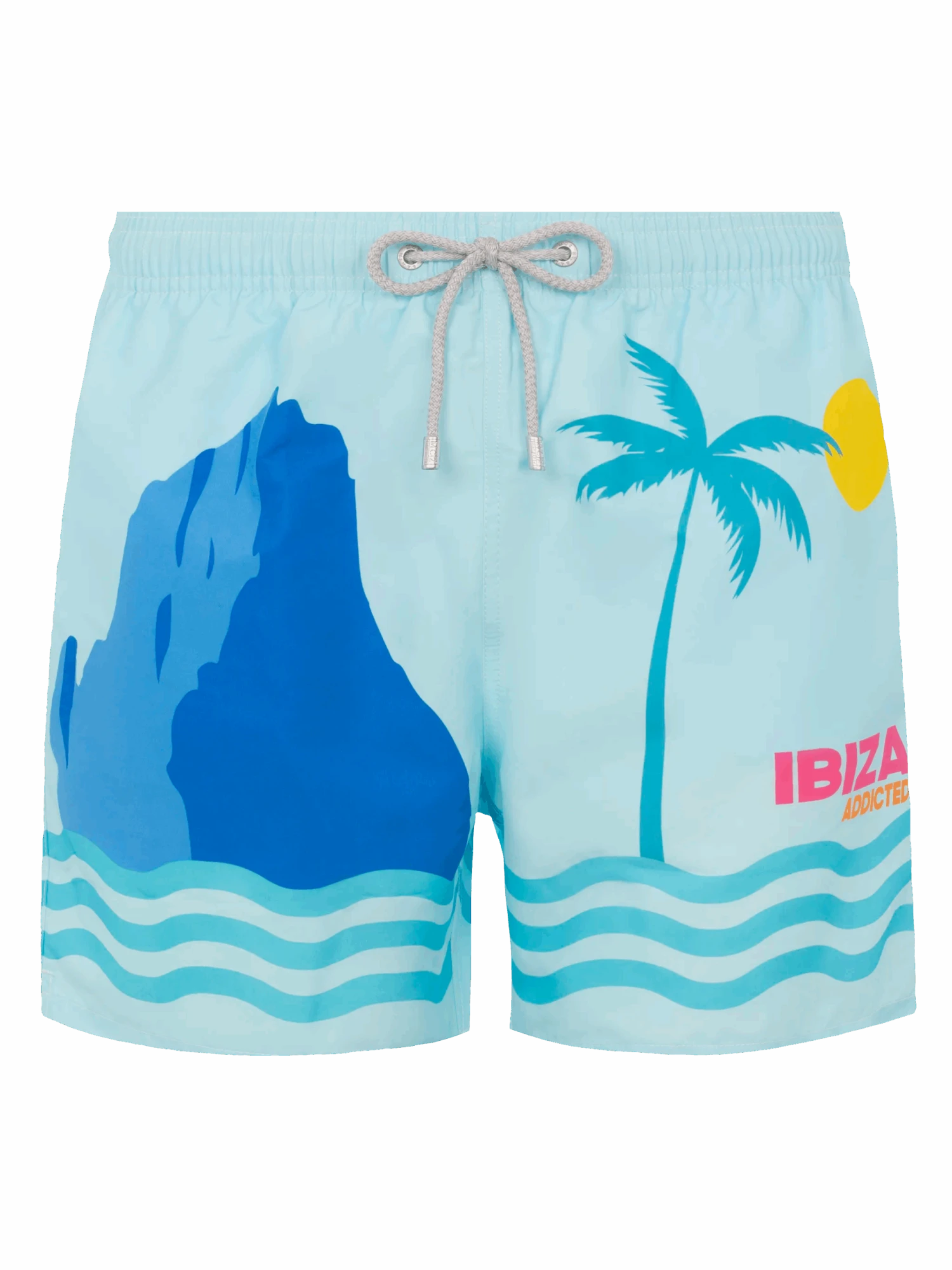 MC2 Saint Barth Mid-length Gustavia Swim-shorts With Ibiza Postcard Placed Print 3 MC2 Saint Barth Mid-length Gustavia Swim-shorts With Ibiza Postcard Placed Print