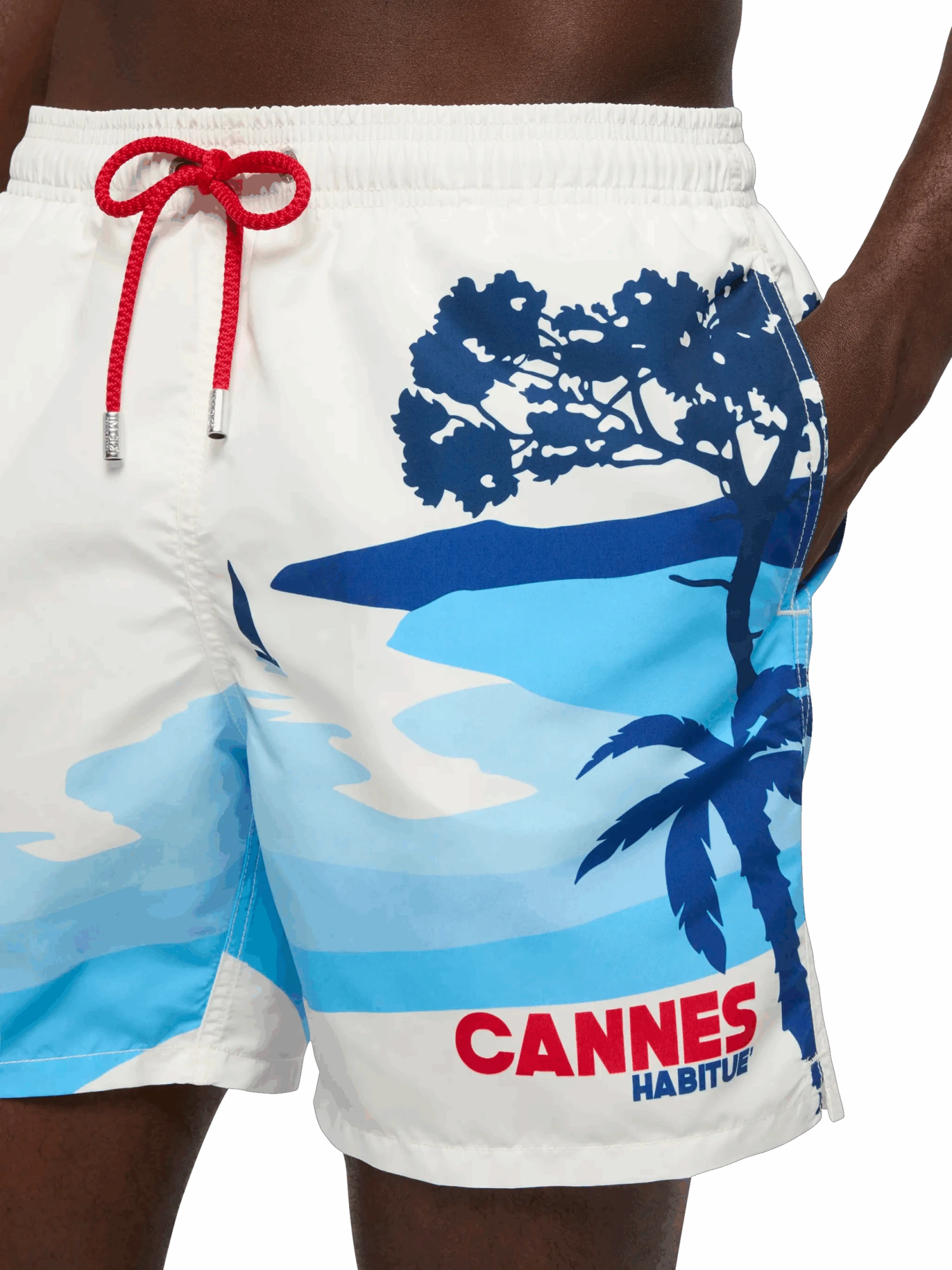 MC2 Saint Barth Mid-length Gustavia Swim-shorts With Cannes Postcard Placed Print 6 MC2 Saint Barth Mid-length Gustavia Swim-shorts With Cannes Postcard Placed Print - Image 4