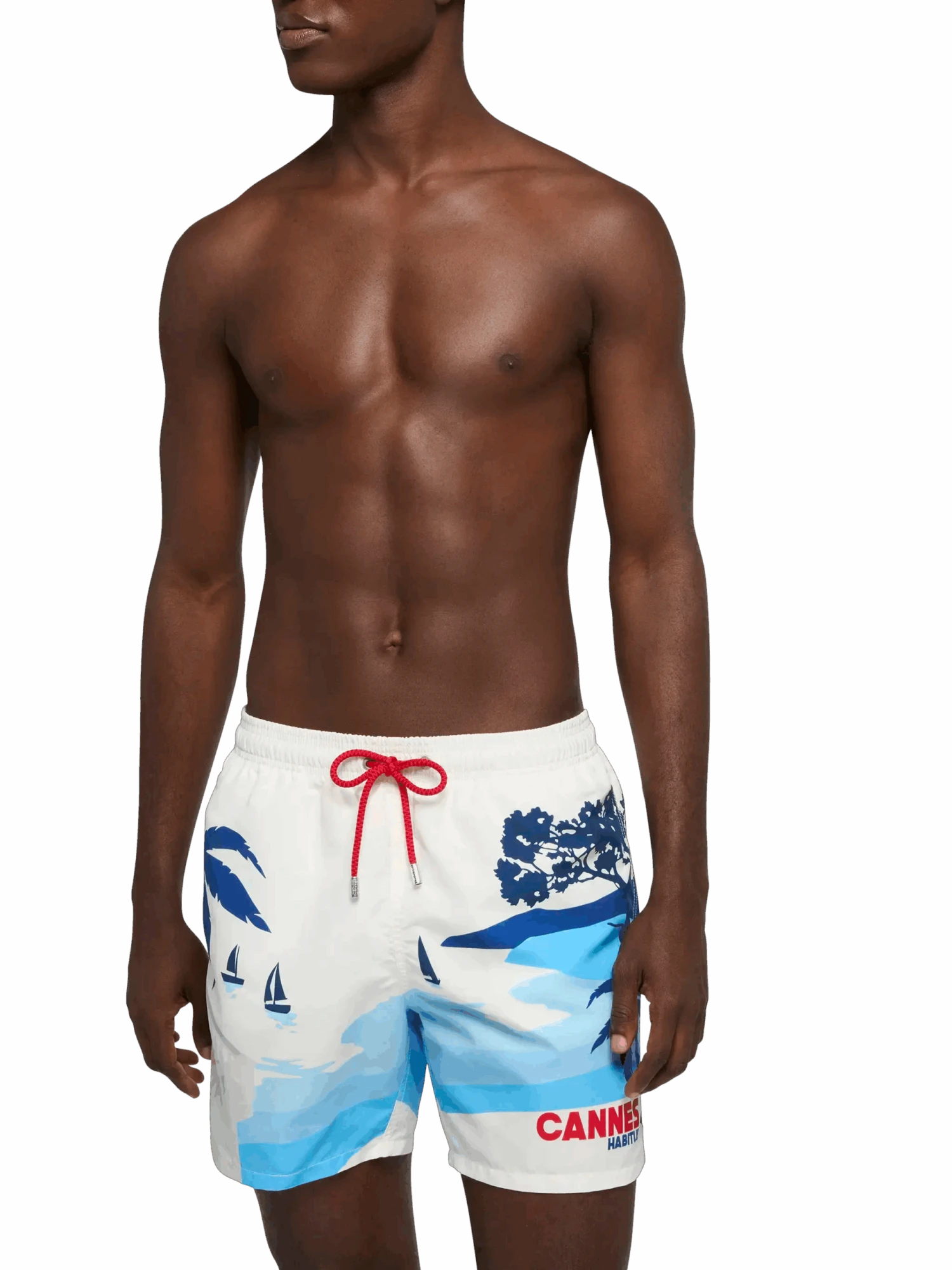 MC2 Saint Barth Mid-length Gustavia Swim-shorts With Cannes Postcard Placed Print 5 MC2 Saint Barth Mid-length Gustavia Swim-shorts With Cannes Postcard Placed Print - Image 3