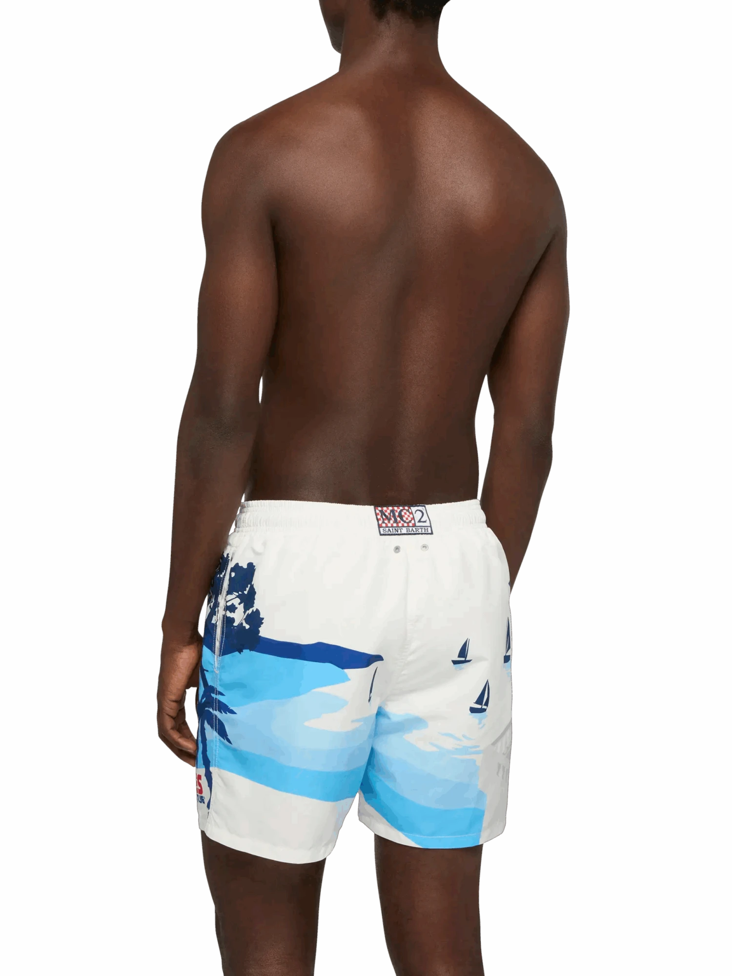 MC2 Saint Barth Mid-length Gustavia Swim-shorts With Cannes Postcard Placed Print 7 MC2 Saint Barth Mid-length Gustavia Swim-shorts With Cannes Postcard Placed Print - Image 5