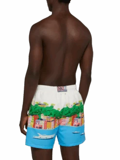 MC2 Saint Barth Mid-length Gustavia Swim-shorts With Portofino Postcard Placed Print -MC2 Saint Barth Shop UID GUS000902669H MAN SWIMSHORT WHITE POSTCARDPLACES 0 20250507103510 3