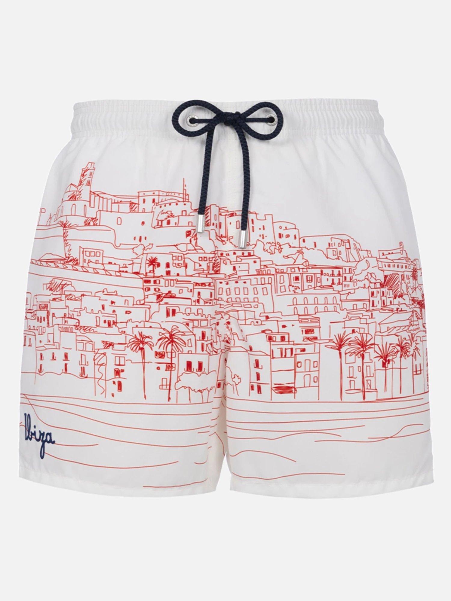 MC2 Saint Barth Mid-length Gustavia Swim-shorts With Ibiza Placed Print 3 MC2 Saint Barth Mid-length Gustavia Swim-shorts With Ibiza Placed Print