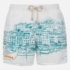 MC2 Saint Barth Man Mid-length Gustavia Swim-shorts With Cannes Placed Print 2 MC2 Saint Barth Man Mid-length Gustavia Swim-shorts With Cannes Placed Print -MC2 Saint Barth Shop UID GUS000903662F MAN SWIMSHORT WHITE 1
