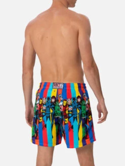 MC2 Saint Barth Man Mid-length Gustavia Swim-shorts With Marvel Characters Placed Print| MARVEL SPECIAL EDITION -MC2 Saint Barth Shop UID GUS000904282F MAN SWIMSHORT WHITE MARVEL 02 c6c936b2 923f 474a 84d8 45f115e81f39