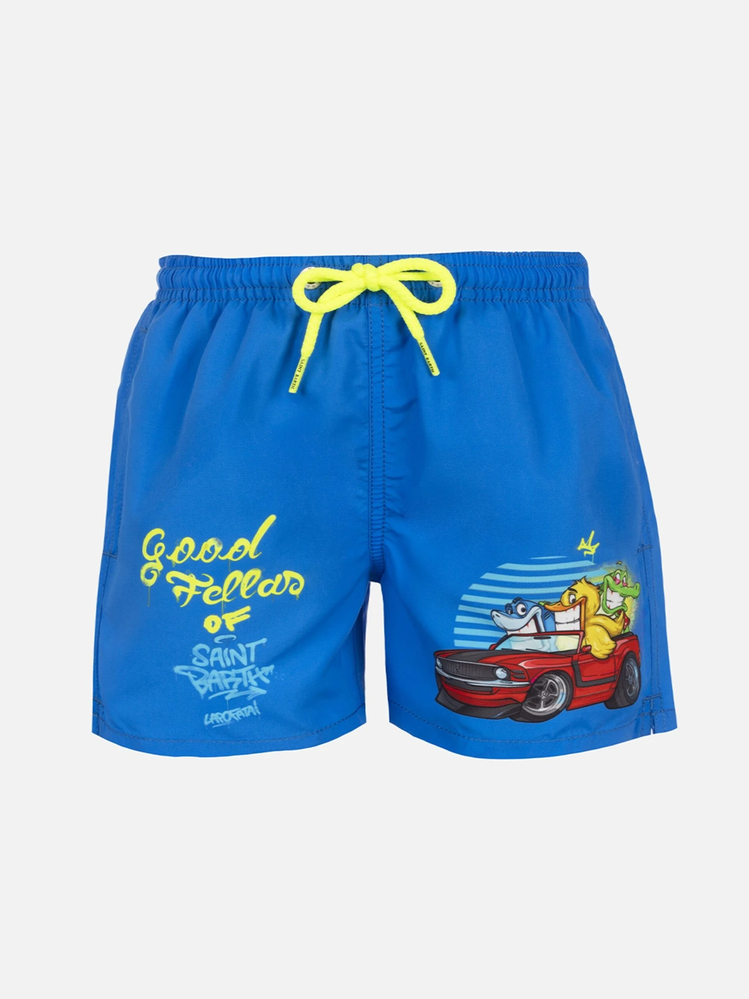 MC2 Saint Barth Boy Mid-length Haiti Swim-shorts With Cryptopuppets Placed Print| CRYPTOPUPPETS SPECIAL EDITION 3 MC2 Saint Barth Boy Mid-length Haiti Swim-shorts With Cryptopuppets Placed Print| CRYPTOPUPPETS SPECIAL EDITION