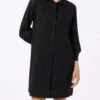 MC2 Saint Barth Woman Black Sangallo Shirt Mini Dress 2 MC2 Saint Barth Woman Black Sangallo Shirt Mini Dress -MC2 Saint Barth Shop UID HELE00205005F WOMAN SHIRT BLACK 20240709210000 1