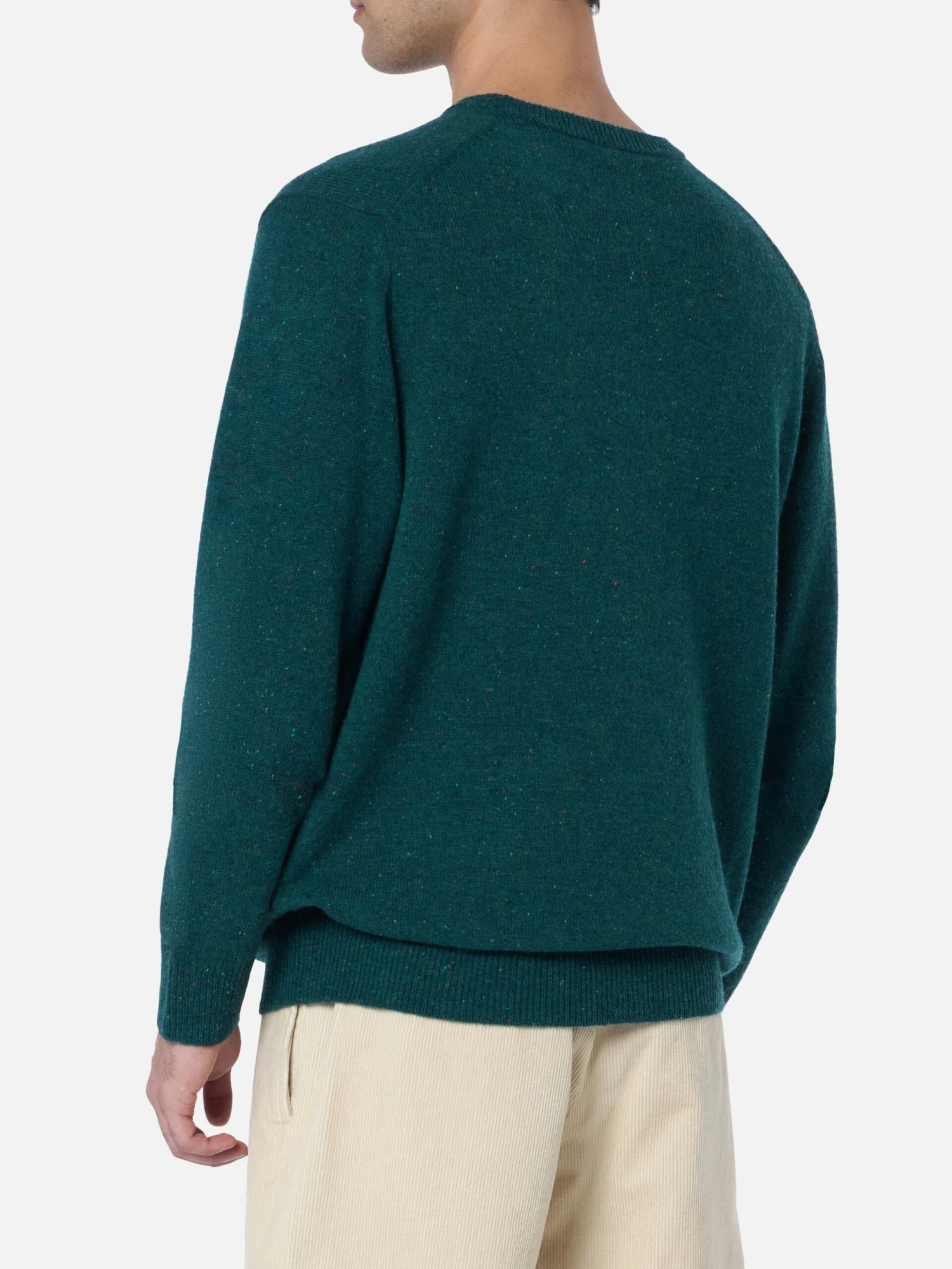 MC2 Saint Barth Man Green Sweater Heron With Basset Hound Print 5 MC2 Saint Barth Man Green Sweater Heron With Basset Hound Print - Image 3