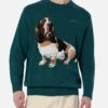MC2 Saint Barth Man Green Sweater Heron With Basset Hound Print 2 MC2 Saint Barth Man Green Sweater Heron With Basset Hound Print -MC2 Saint Barth Shop UID HER000100311G MAN KNITWEAR GREEN 20240903173500 2