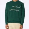 MC2 Saint Barth Man Green Sweater Heron With Non SarĂ Un'avventura Embroidery 1 MC2 Saint Barth Man Green Sweater Heron With Non SarĂ Un'avventura Embroidery -MC2 Saint Barth Shop UID HER000103116G STBM KNITWEAR GREEN 20240903153501 1