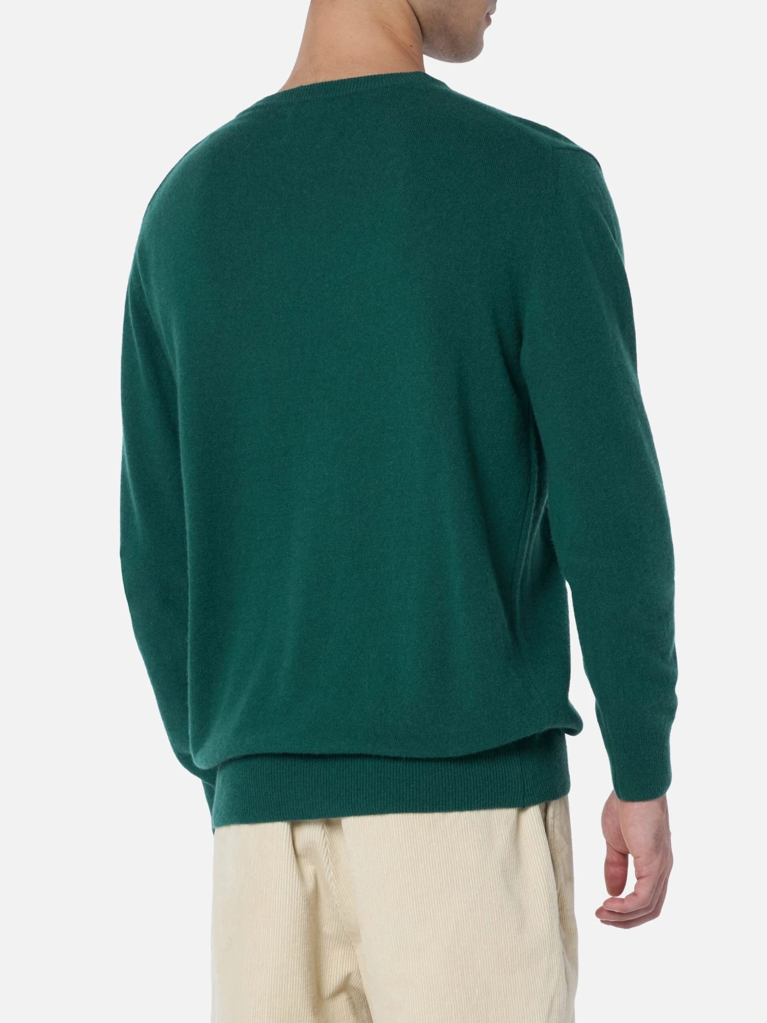 MC2 Saint Barth Man Green Sweater Heron With It's Wine O'clock Embroidery 5 MC2 Saint Barth Man Green Sweater Heron With It's Wine O'clock Embroidery - Image 3