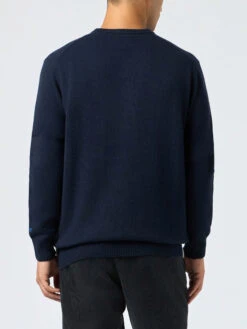 MC2 Saint Barth Man Blue Sweater Heron With Cortina Ski Postcard Jacquard 7 MC2 Saint Barth Man Blue Sweater Heron With Cortina Ski Postcard Jacquard -MC2 Saint Barth Shop UID HER001102903G MAN KNITWEAR BLUE 20240930173500 2