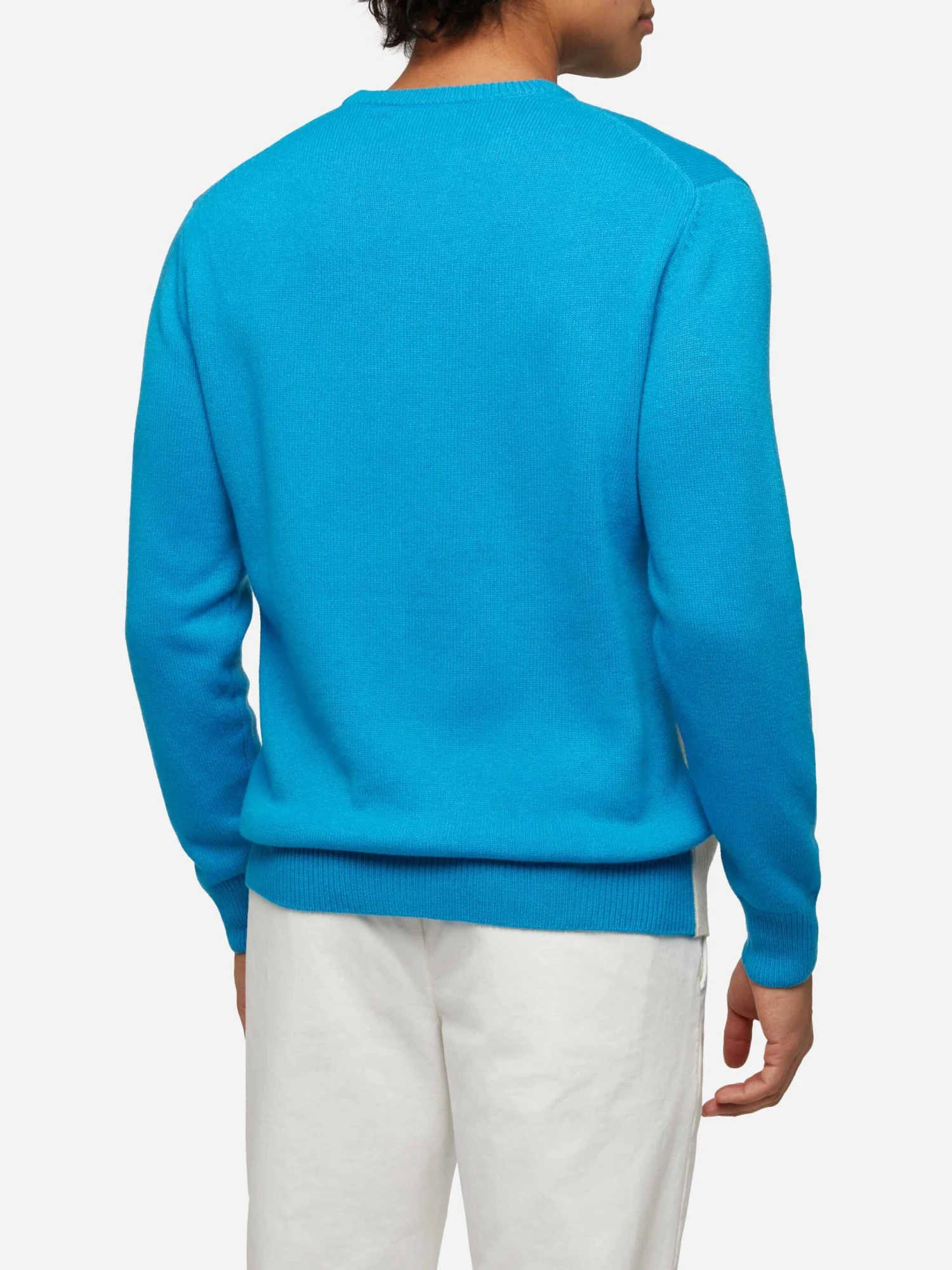 MC2 Saint Barth Crewneck Sweater Heron With Courma Postcard Jacquard 6 MC2 Saint Barth Crewneck Sweater Heron With Courma Postcard Jacquard - Image 4