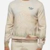 MC2 Saint Barth Crewneck Sweater Heron With Landscape Print And Weekend Mood Embroidery -MC2 Saint Barth Shop UID HER001810446E MAN KNITWEAR WHITE MOUNTAINSTYLE 0 20250107190000 1