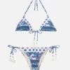 MC2 Saint Barth Himani Triangle Bikini With Gipsy Print -MC2 Saint Barth Shop UID HIM0001BLSY01 WOMAN BIKINI WHITE MC2 MC2 4 67989e09 c998 4460 a48f e6042c04306e
