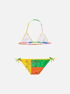 MC2 Saint Barth Girl Bikini With Bandanna Print -MC2 Saint Barth Shop UID HOL000100279B GIRL BIKINI MULTICOLOR BANDANA MC2 02