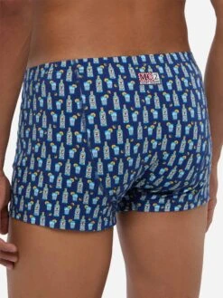 Man Underwear Boxer Gin Tonic Print 9 Man Underwear Boxer Gin Tonic Print -MC2 Saint Barth Shop UID HOW001GINX61 MAN BOXER BLUE MC2 MC2 3
