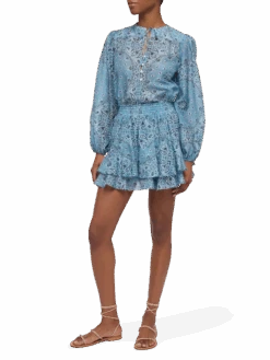 MC2 Saint Barth Harper Silk Voile Blouse In Lurex Silk Voile With Bandanna Print 10 MC2 Saint Barth Harper Silk Voile Blouse In Lurex Silk Voile With Bandanna Print -MC2 Saint Barth Shop UID HRP00103091H WOMAN SHIRT BLUE BANDANNA 0 20250505123500 4