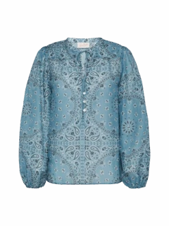 MC2 Saint Barth Harper Silk Voile Blouse In Lurex Silk Voile With Bandanna Print 11 MC2 Saint Barth Harper Silk Voile Blouse In Lurex Silk Voile With Bandanna Print -MC2 Saint Barth Shop UID HRP00103091H WOMAN SHIRT BLUE BANDANNA 0 20250508163515 5