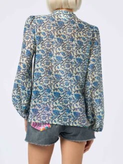 MC2 Saint Barth Woman Silk Voile Blouse Harper -MC2 Saint Barth Shop UID HRP00105066F WOMAN SHIRT WHITE 2