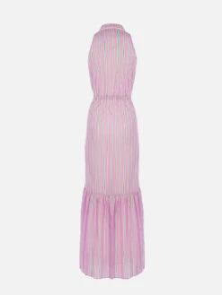 MC2 Saint Barth Woman Halterneck Dress With Striped Print -MC2 Saint Barth Shop UID IDA00103980F WOMAN DRESS PINK 02 661c08d8 22d2 45ab b833 52ff194d8f51