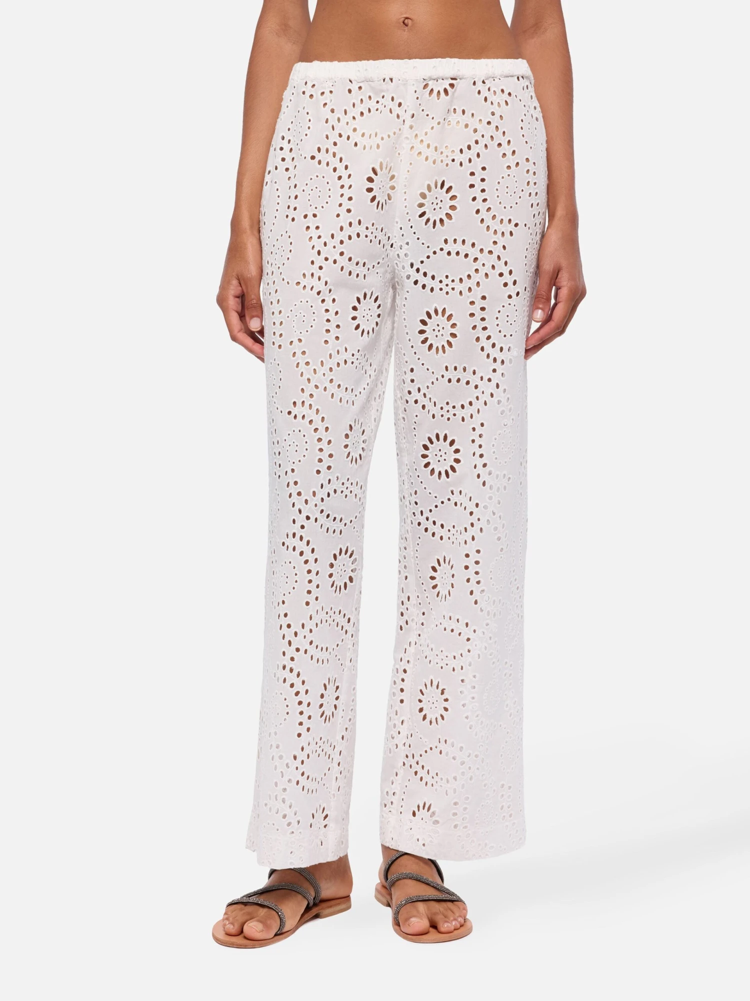 MC2 Saint Barth Inez White Sangallo Lace Pants 3 MC2 Saint Barth Inez White Sangallo Lace Pants