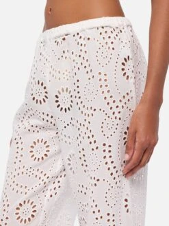 MC2 Saint Barth Inez White Sangallo Lace Pants 10 MC2 Saint Barth Inez White Sangallo Lace Pants -MC2 Saint Barth Shop UID IEN000204071H WOMAN PANT WHITE PLAIN.COLOR 0 2