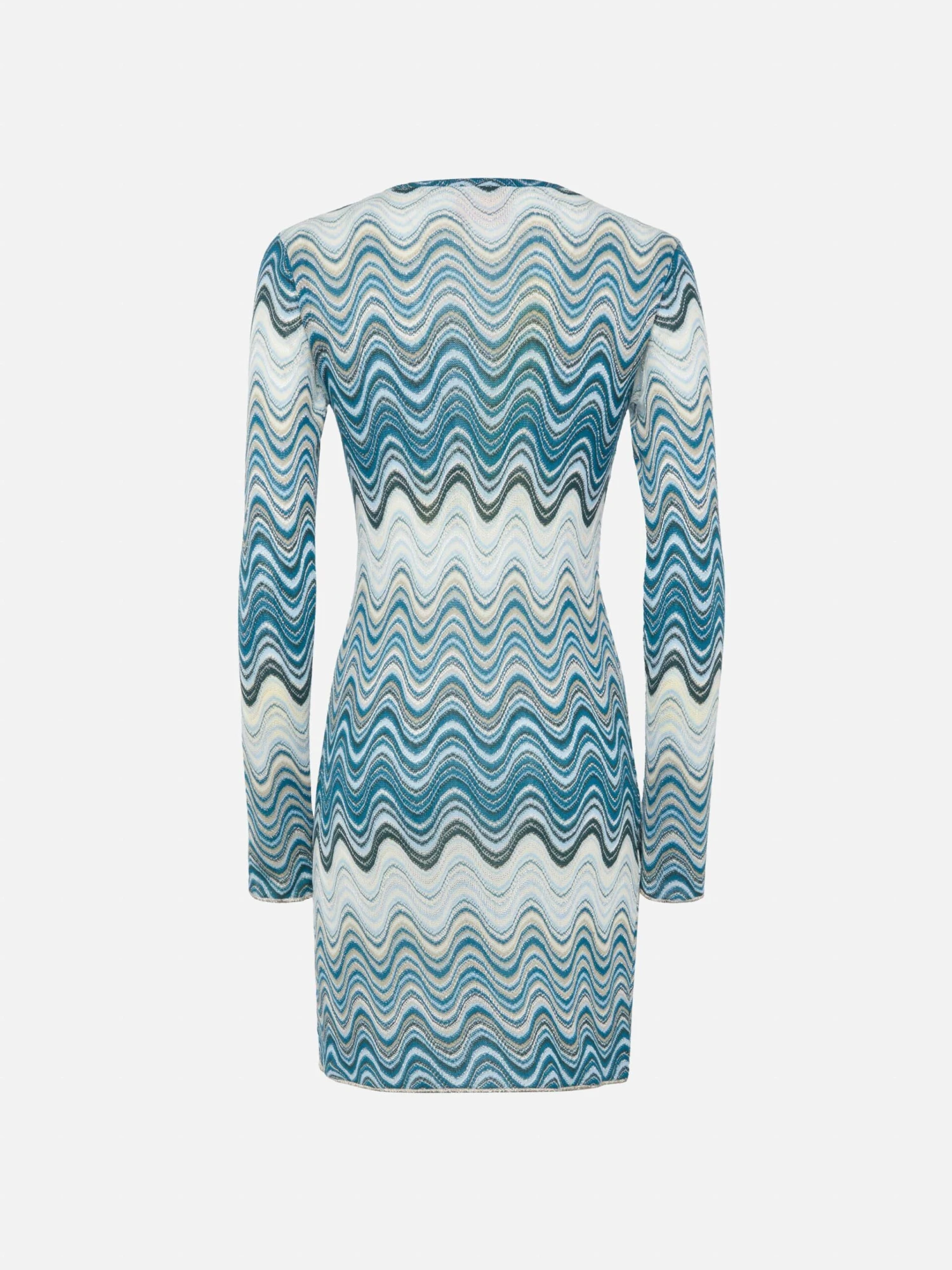 MC2 Saint Barth Imany Raschel Mini Dress In Teal Hues 7 MC2 Saint Barth Imany Raschel Mini Dress In Teal Hues - Image 5