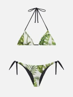 MC2 Saint Barth Triangle Bikini Zoe Ines With Tropical Print