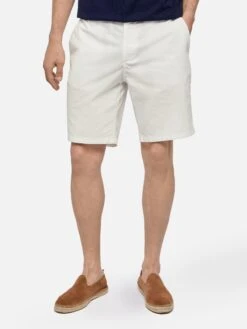 MC2 Saint Barth White Cotton Bermuda Shorts Ischia
