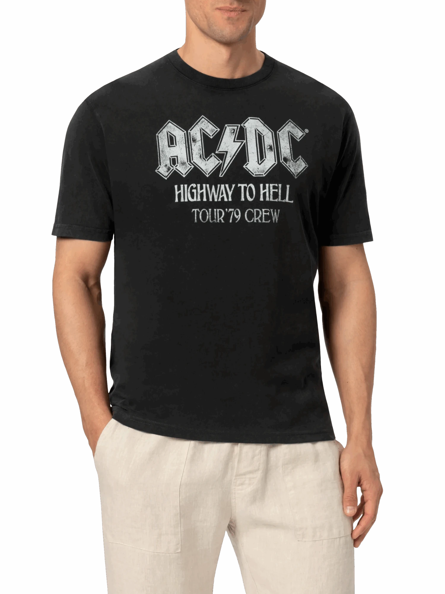 MC2 Saint Barth Vintage Cotton T-shirt Jack With ACDC Print 3 MC2 Saint Barth Vintage Cotton T-shirt Jack With ACDC Print