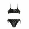 MC2 Saint Barth Girl Bralette Bikini With Bandanna Print -MC2 Saint Barth Shop UID JAI000100177B GIRL BIKINI BLACK 0 0 1